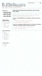 Mobile Screenshot of bjsoftware.com